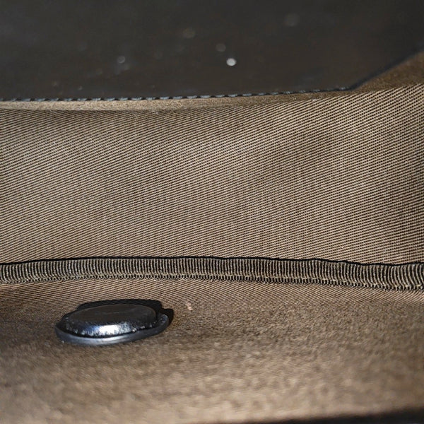 Coated Canvas Shoulder Bag Beige