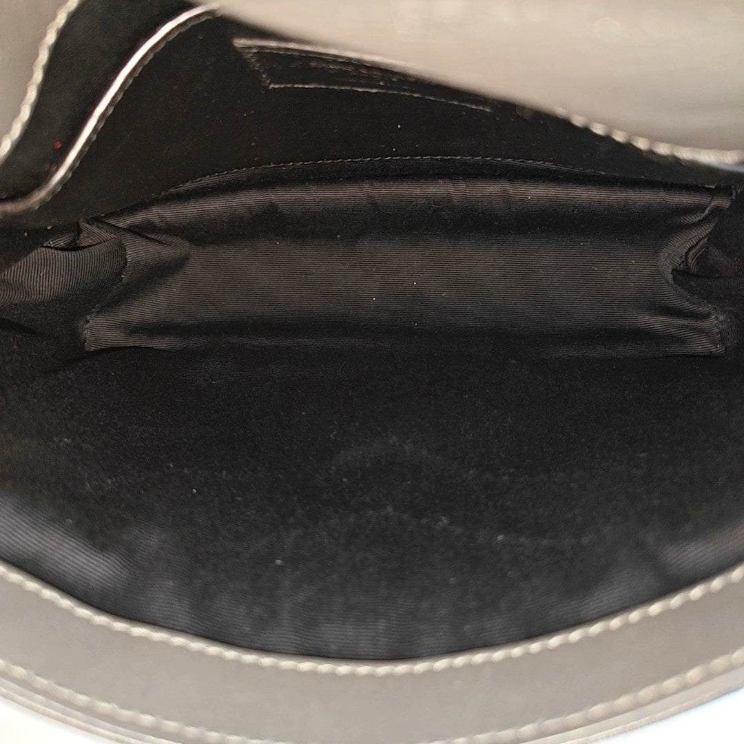 NIKI Small Chevron Calfskin Gray
