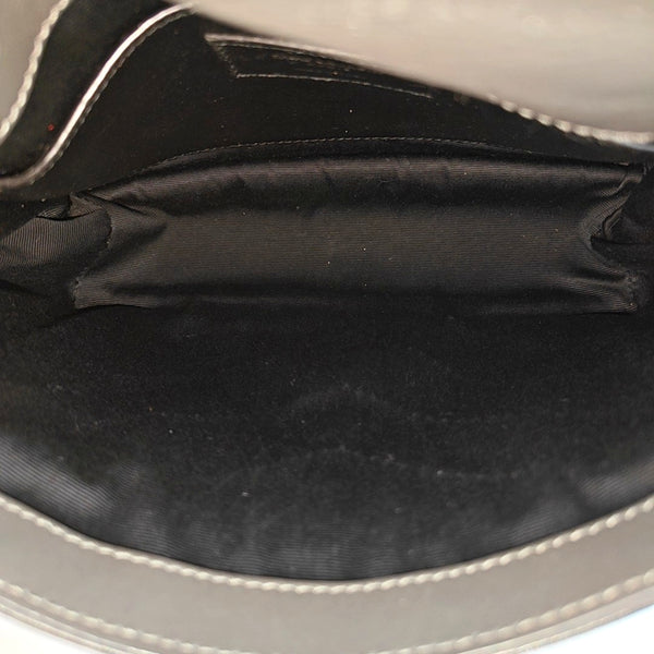 NIKI Small Chevron Calfskin Gray