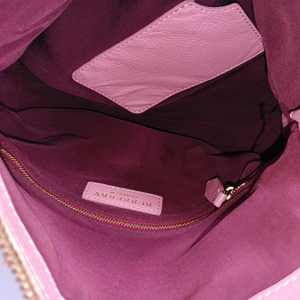 Calfskin Crossbody Bag Pink