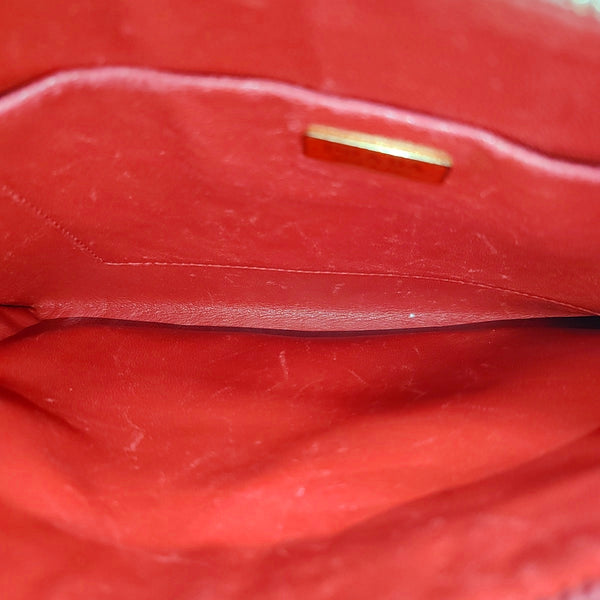 Calfskin Clutch Red