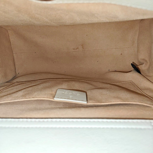 Diana Small Calfskin White