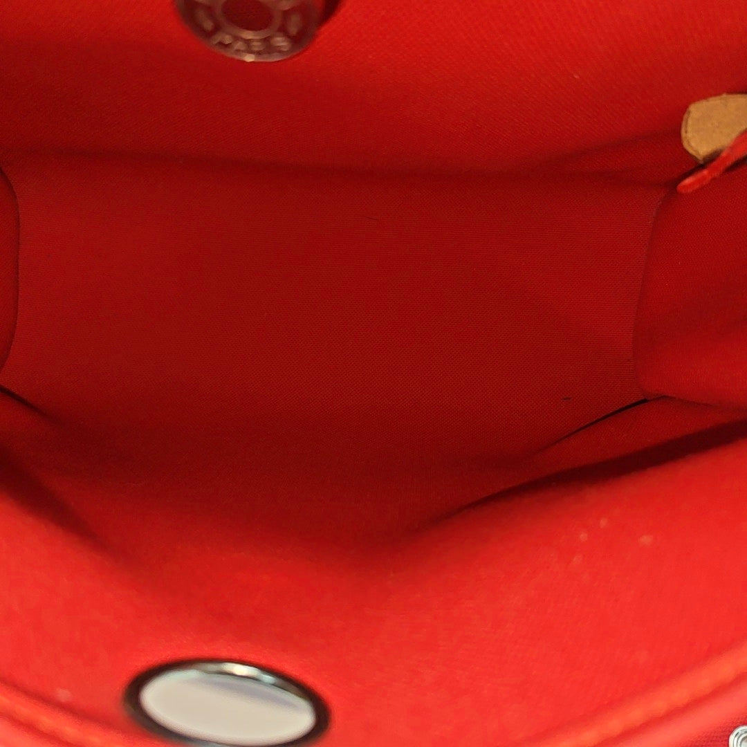 Authenticated pre-owned  Herbag 31 Canvas Red - Shoulder Bag at Looply