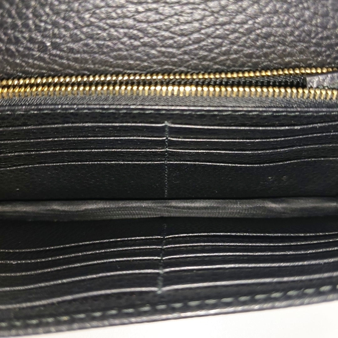 Interlocking G Small Calfskin Black