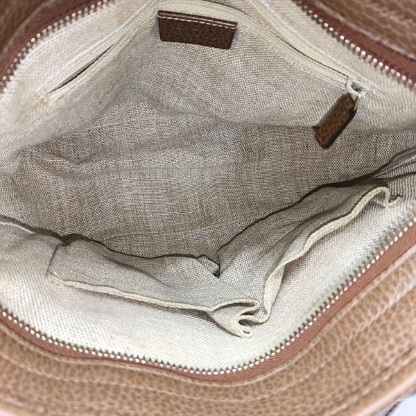 Bree Monogram Coated Canvas Beige