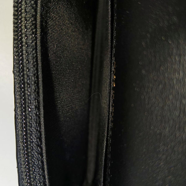 Quilted Calfskin Shoulder Bag Black