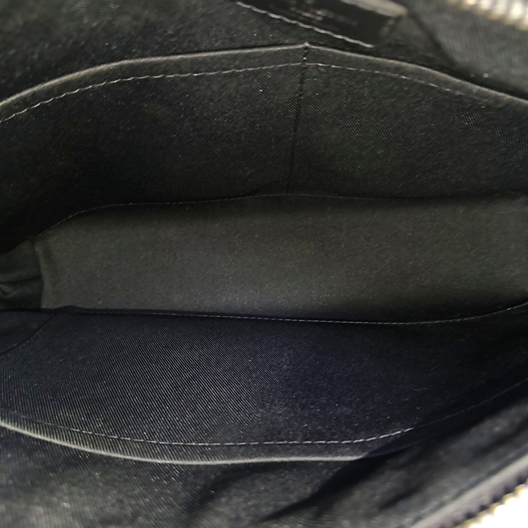 MICK Damier Graphite Coated Canvas Gray