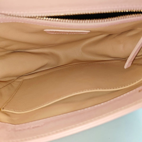 Leather Shoulder Bag Pink