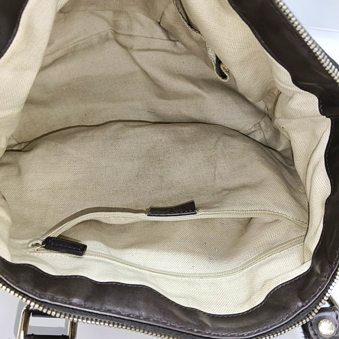 Sukey Monogram Canvas Brown
