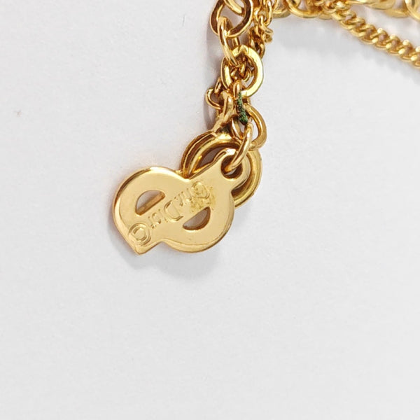 Petit CD Metal Gold Necklace
