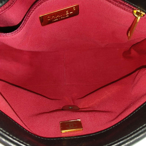 CHANEL 19 Small Quilted Lambskin Black