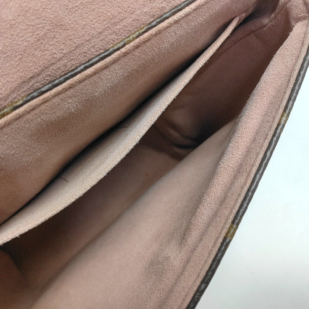 LOCKY BB Monogram Coated Canvas Pink