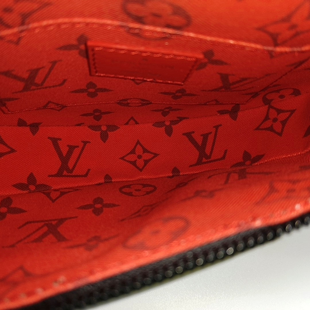 Monogram Coated Canvas Green
