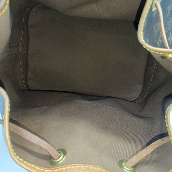 NOÉ MM Monogram Coated Canvas Brown