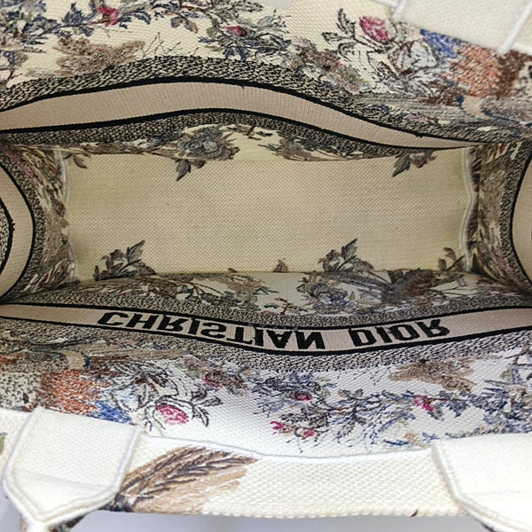 Book Tote Large Canvas Beige