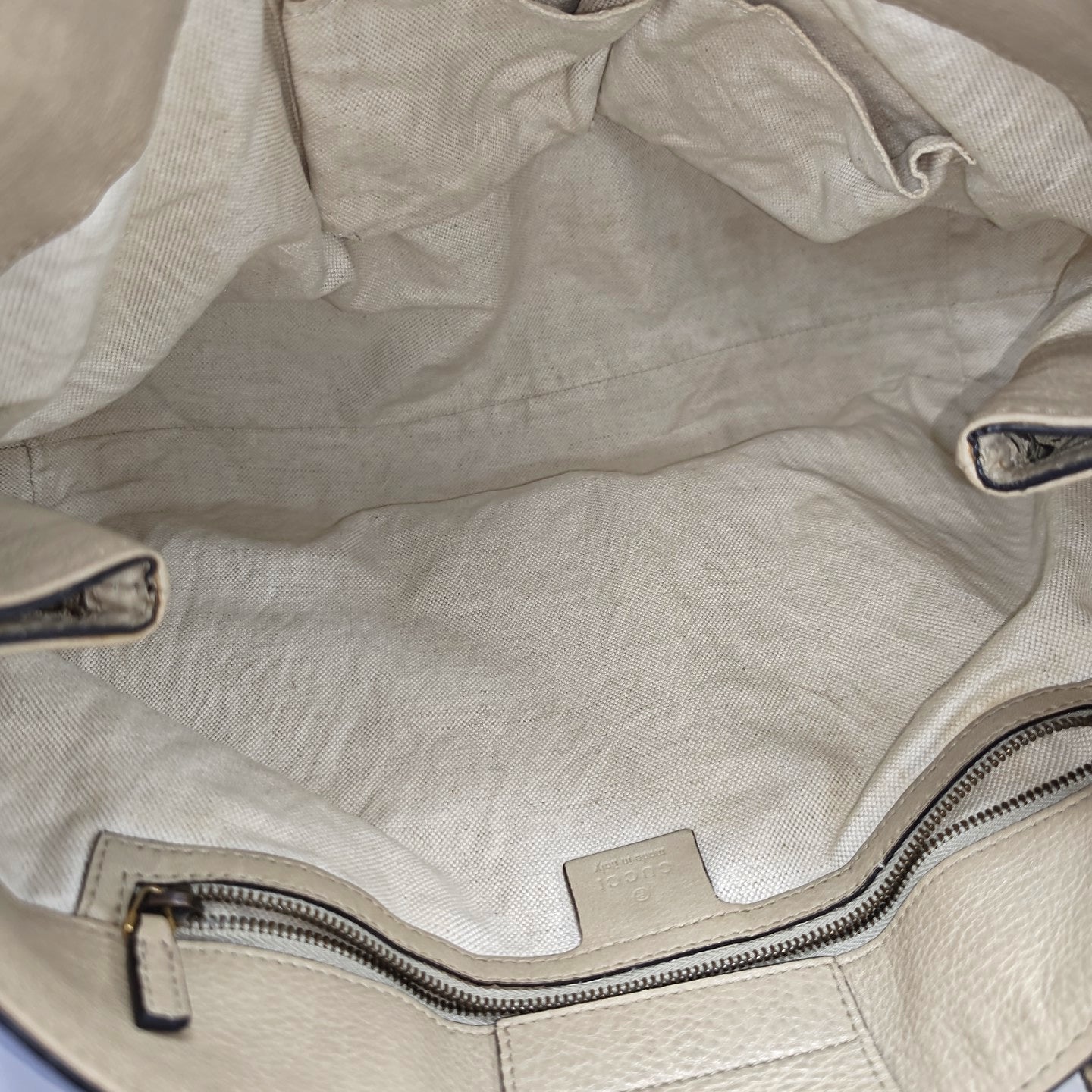 Monogram Canvas Tote Bag Brown