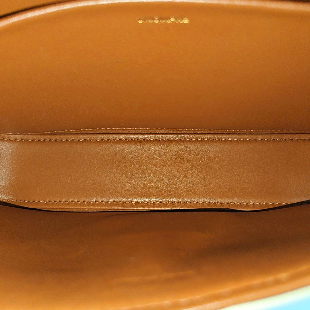 Authenticated pre-owned  TRIOMPHE Coated Canvas White - Shoulder Bag at Looply