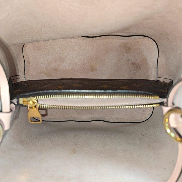 NÉONOÉ MM Monogram Coated Canvas Brown