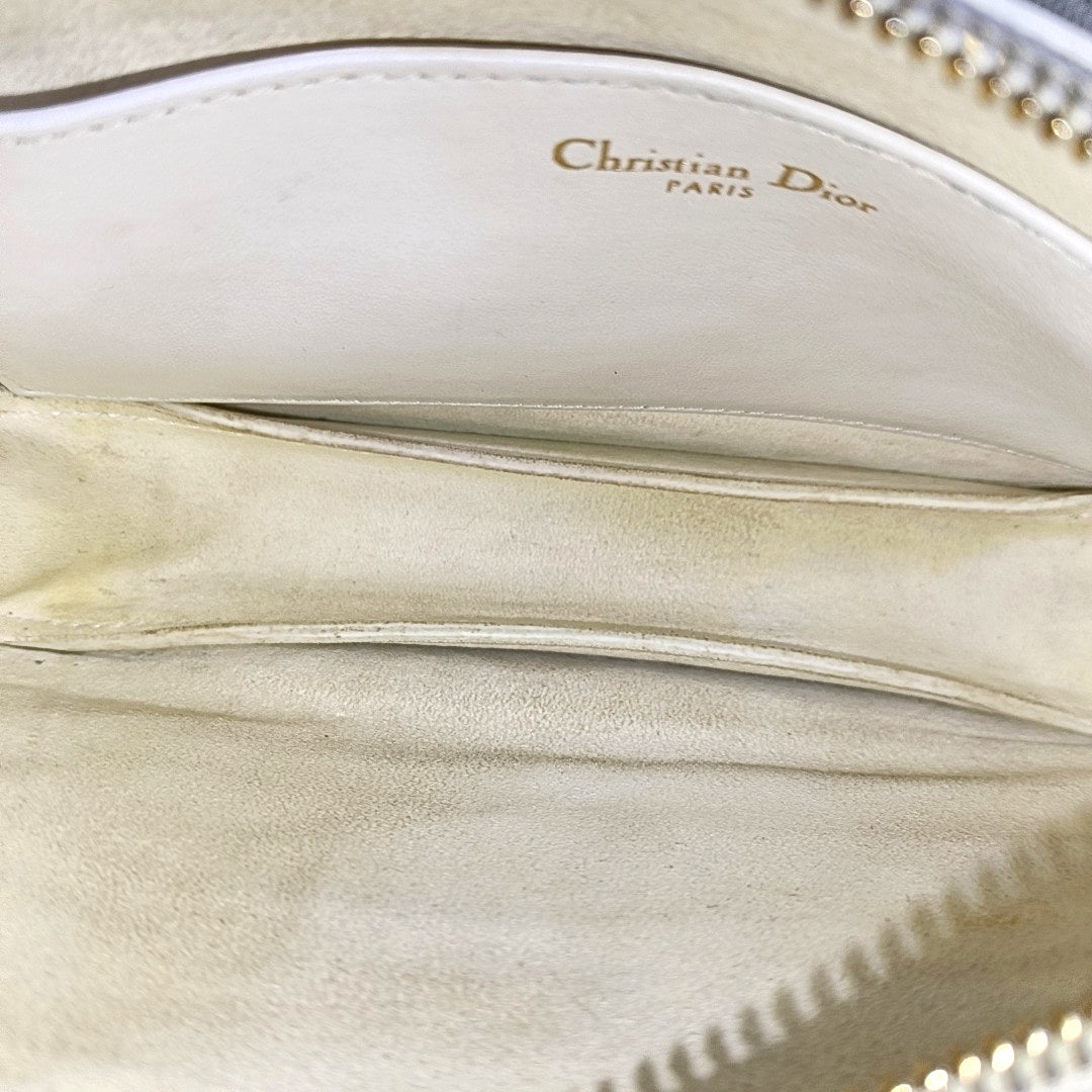 Calfskin Top Handle Bag White
