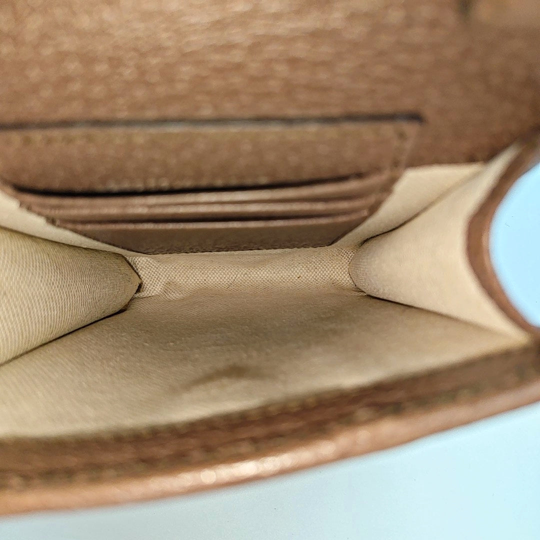 Ophidia Mini Monogram Coated Canvas Beige