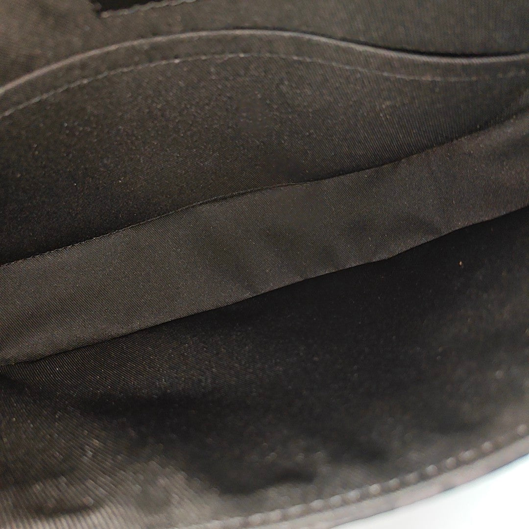 DISTRICT PM Monogram Coated Canvas Black