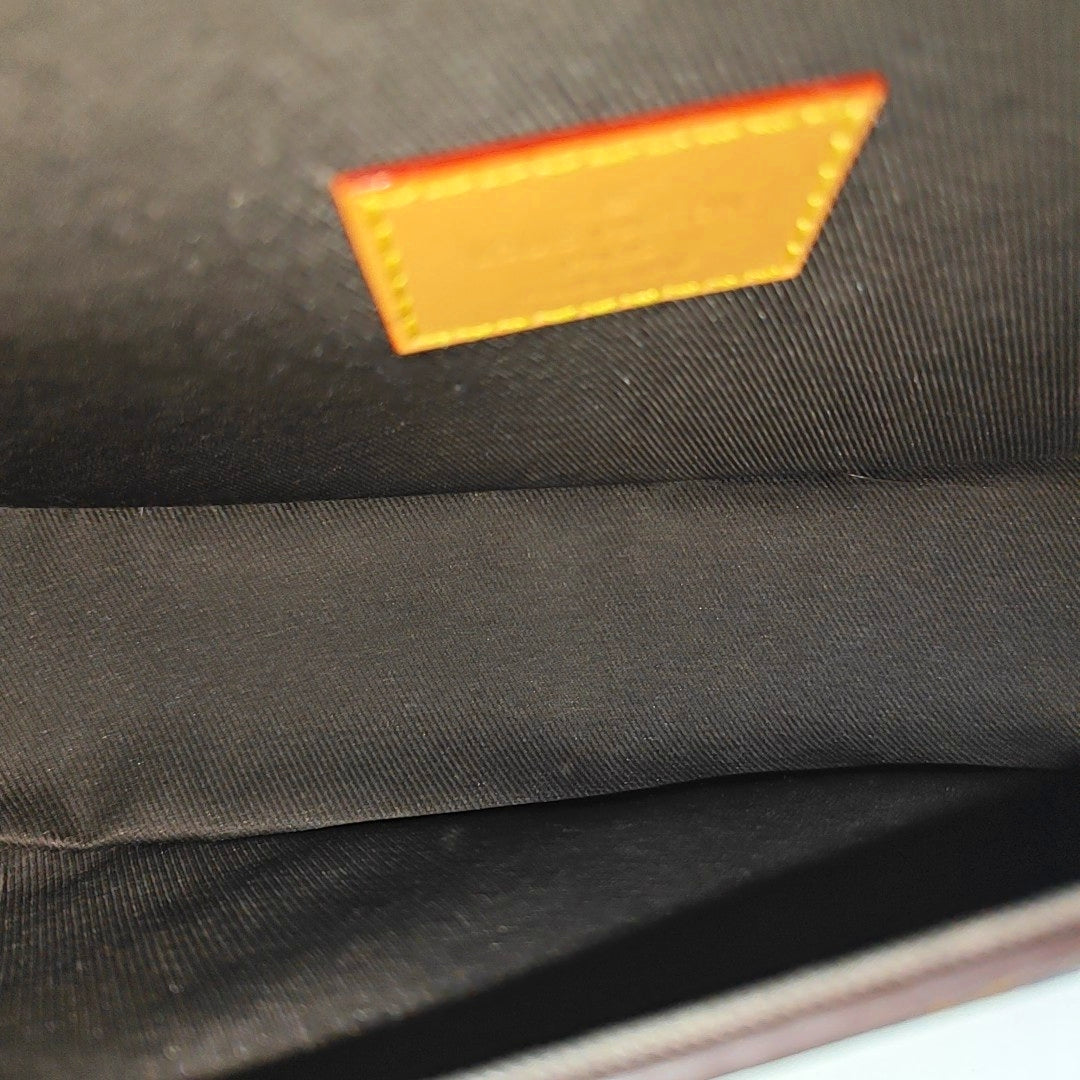 DIANE Nano Monogram Coated Canvas Brown