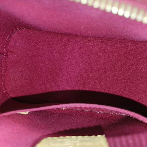 ALMA BB Monogram Patent Leather Red