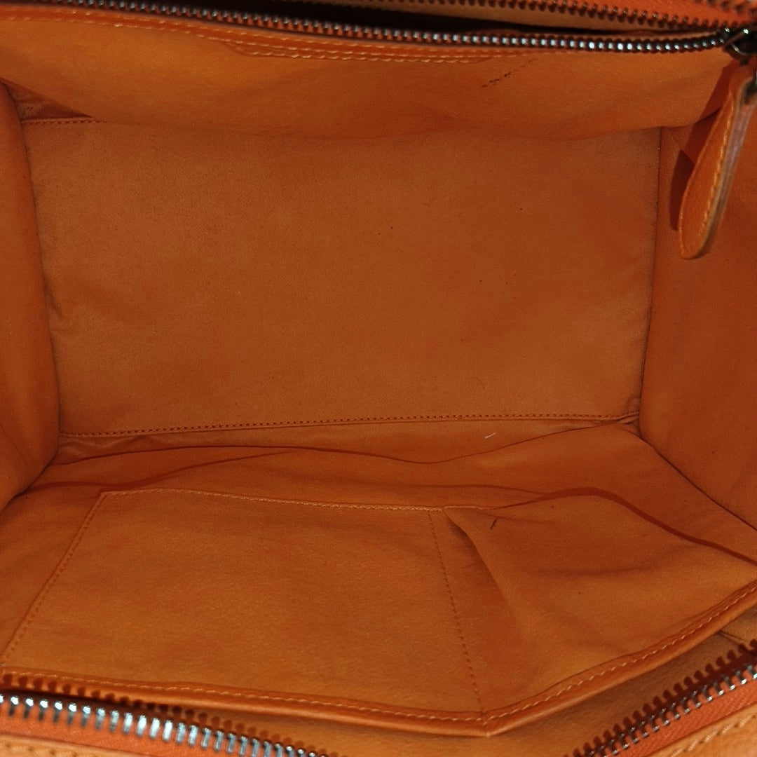 LUGGAGE Mini Calfskin Orange