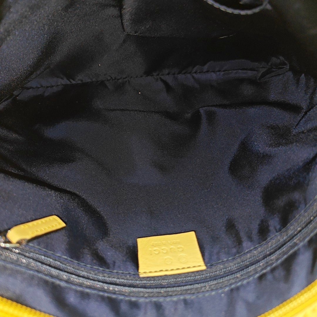 Monogram Calfskin Shoulder Bag Yellow