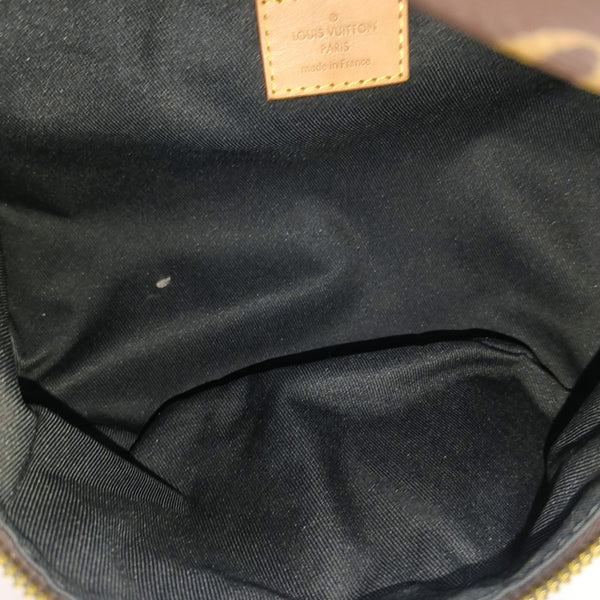 BUMBAG Monogram Coated Canvas Brown