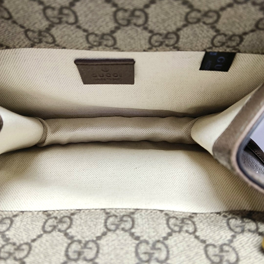 Neo Vintage Small Monogram Coated Canvas Beige