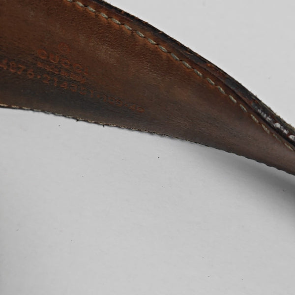 Fabric Belt Brown