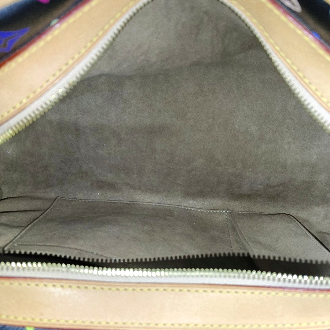 CLAUDIA Monogram Coated Canvas Black