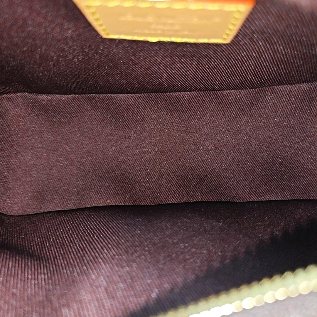 BOULOGNE Nano Monogram Coated Canvas Brown