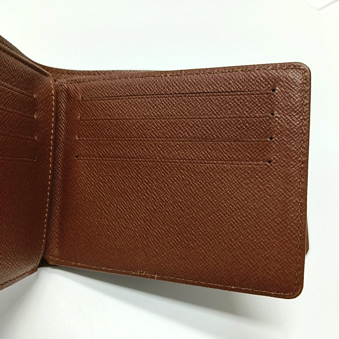 MULTIPLE Monogram Coated Canvas Brown Wallet