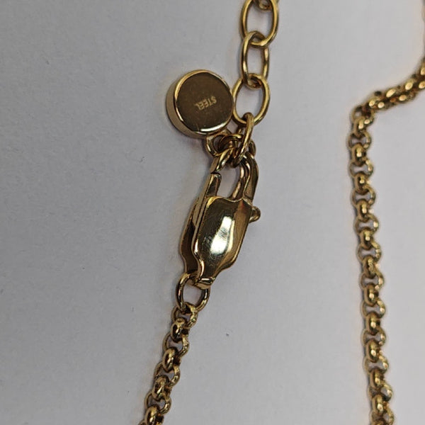 Steel Gold Necklace