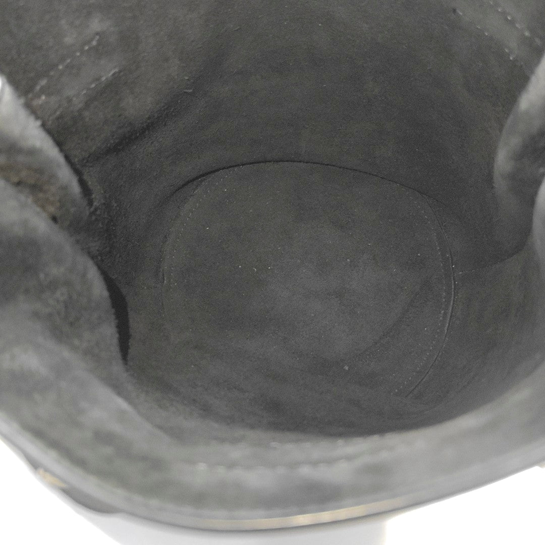 Authenticated pre-owned  BIG BAG Nano Calfskin Black - Bucket Bag at Looply
