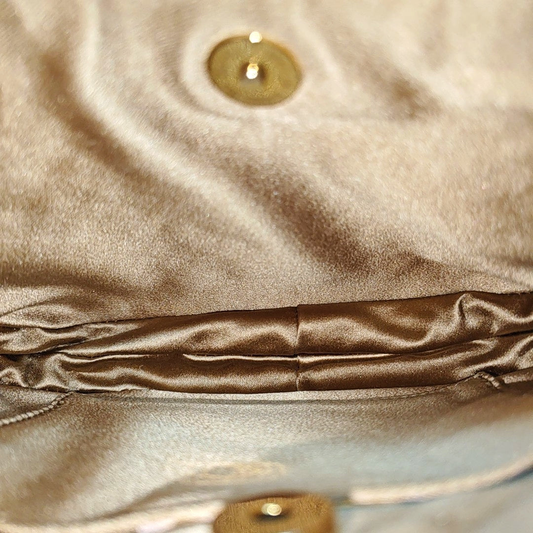 Fabric Top Handle Bag Beige