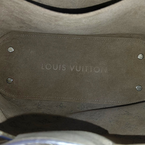 GIROLATA GM Monogram Calfskin Gray