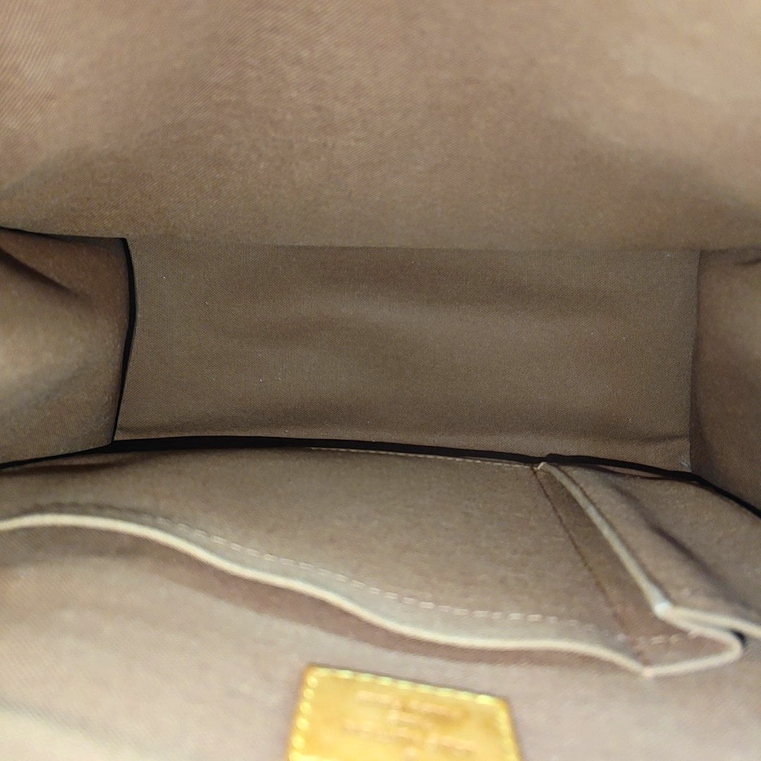 POPINCOURT Monogram Coated Canvas Brown