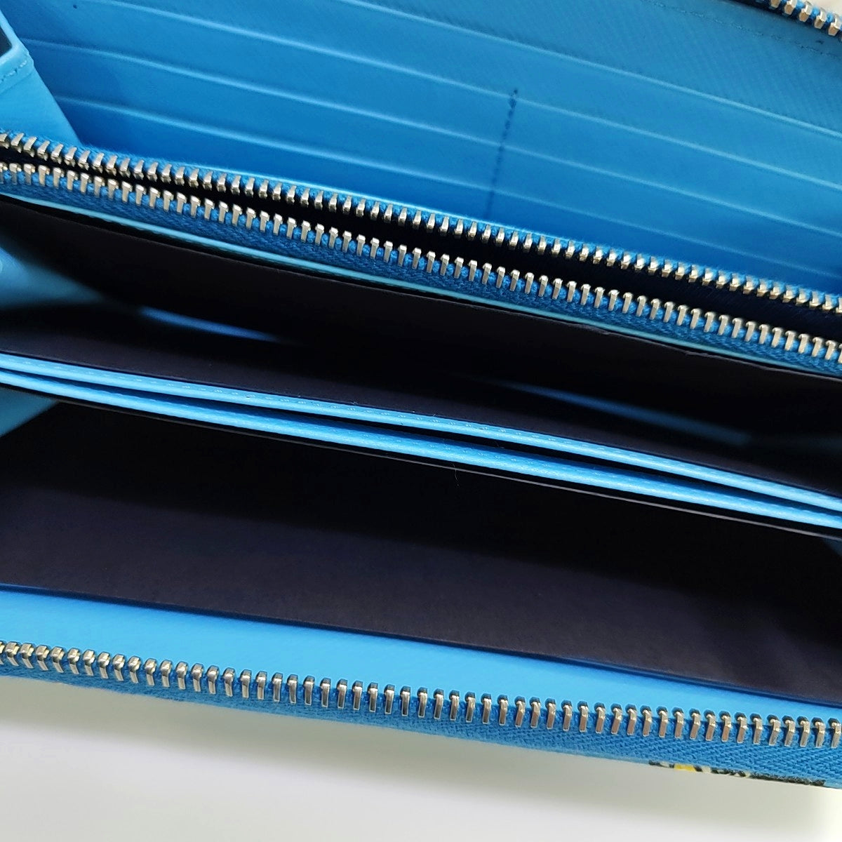 Calfskin Wallet Blue