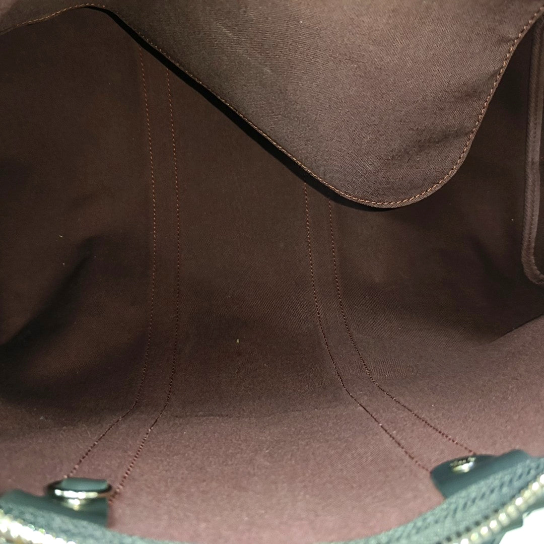 KEEPALL 45 Monogram Coated Canvas Brown