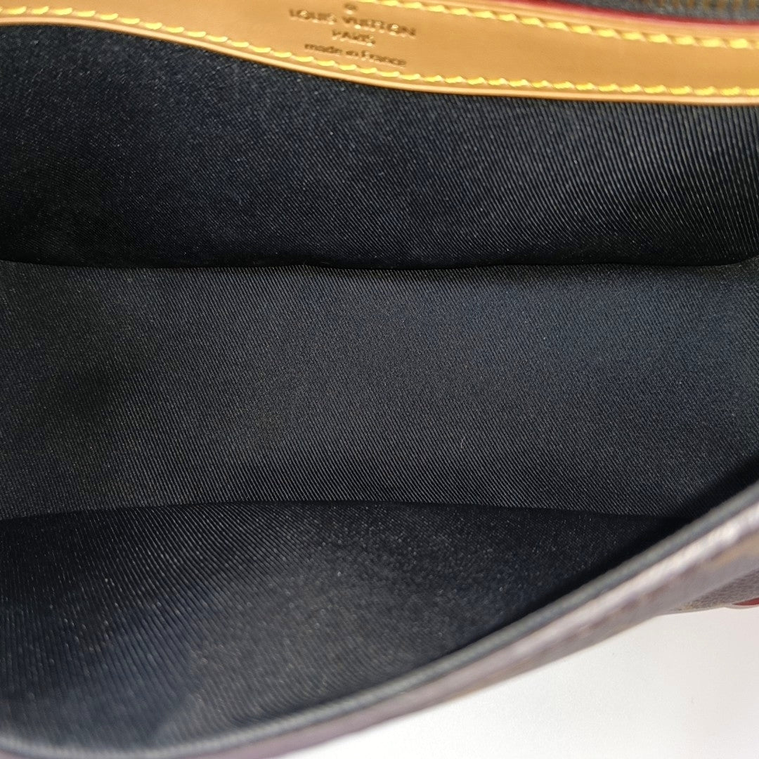 DIANE Monogram Coated Canvas Brown