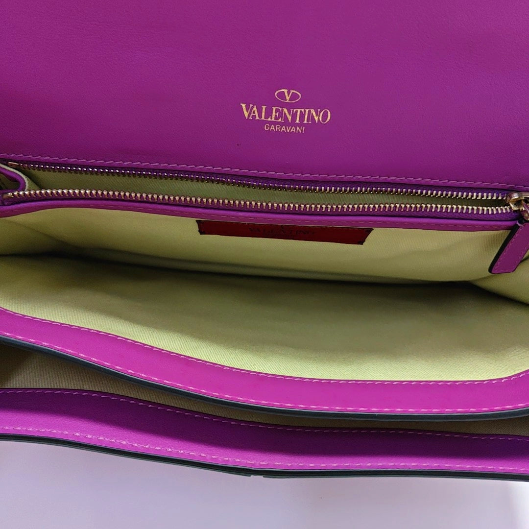 Calfskin Shoulder Bag Pink