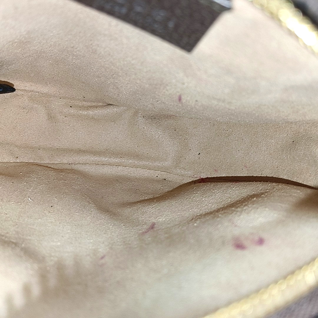 Ophidia Mini Monogram Lona Revestida Beige