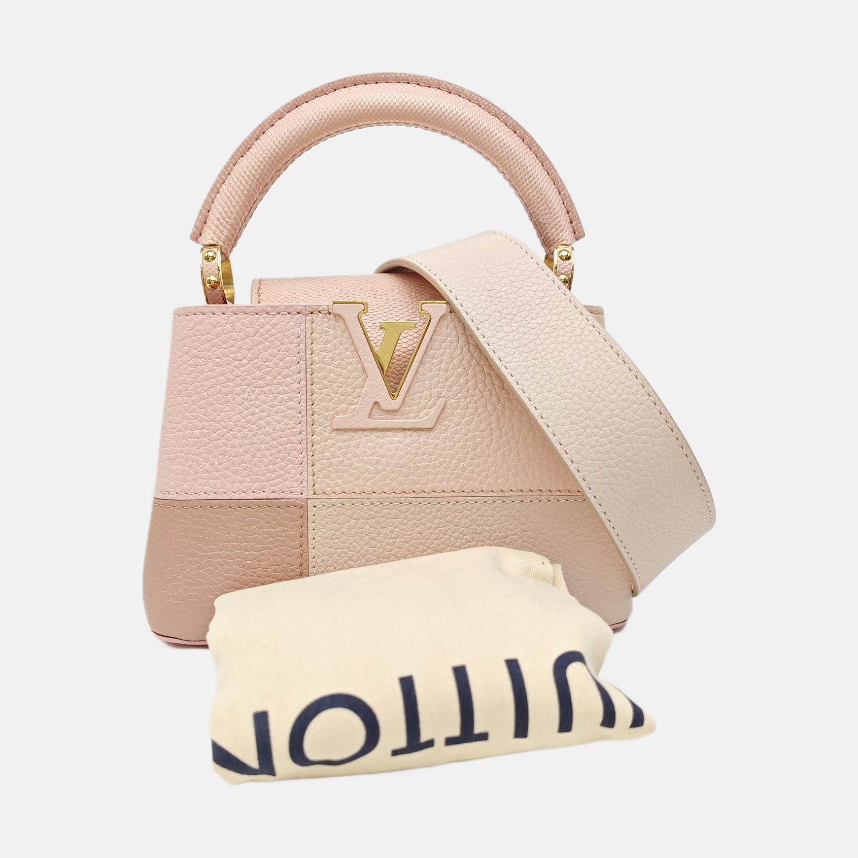 CAPUCINES Mini Calfskin Pink