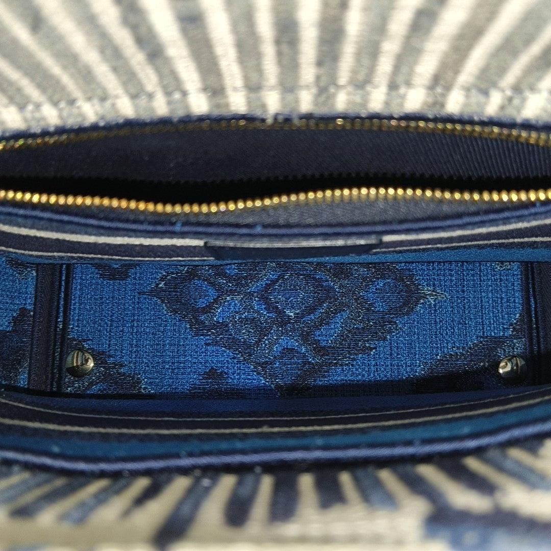 Lady D-Lite Medium Fabric Blue