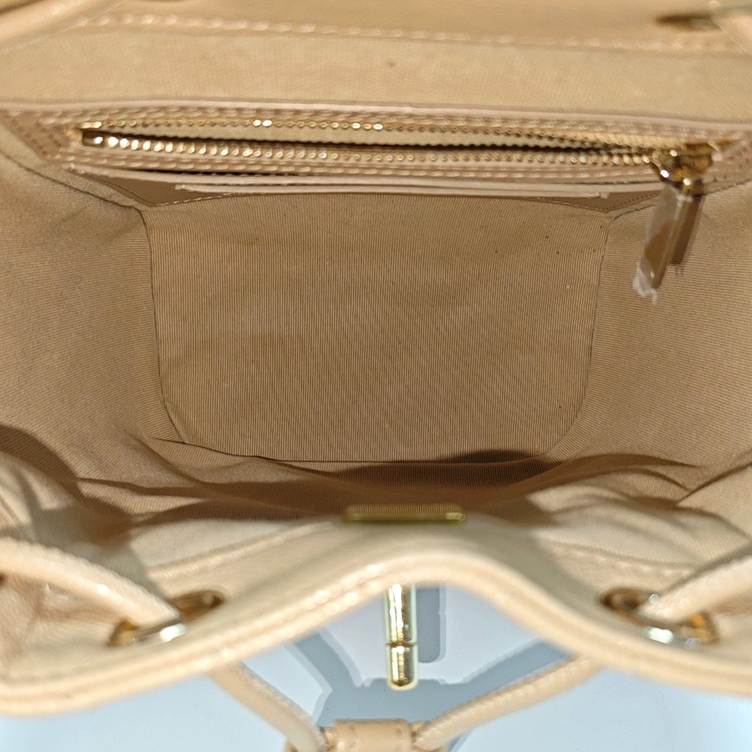 URBAN SPIRIT Quilted Grained Calfskin Beige