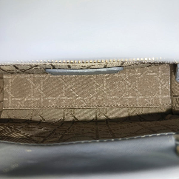Lady Dior Mini Cannage Lambskin Blue