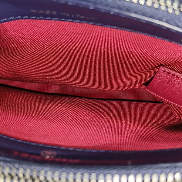 GABRIELLE Mini Quilted Calfskin Blue